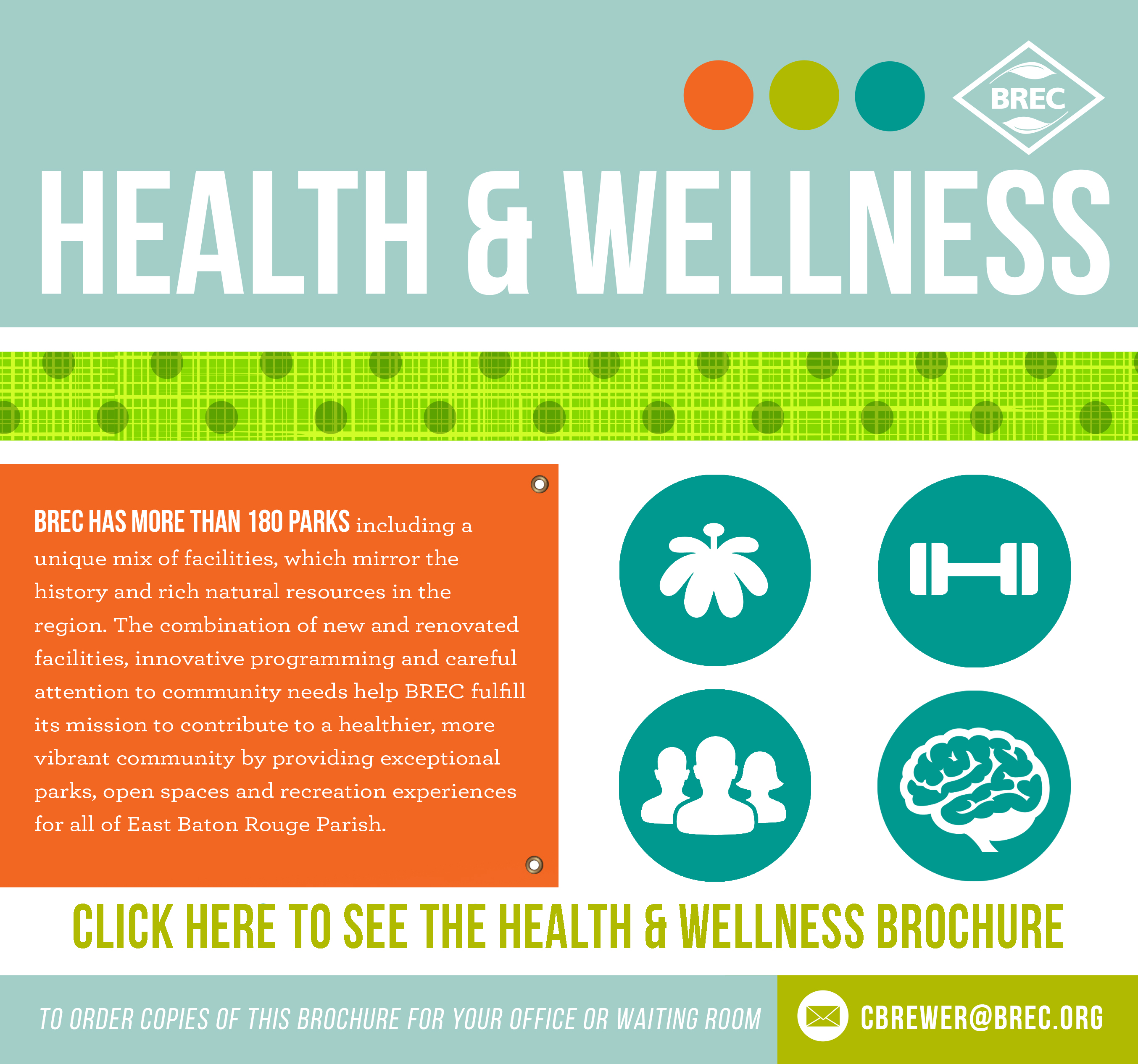 Health and Wellness brochure graphic