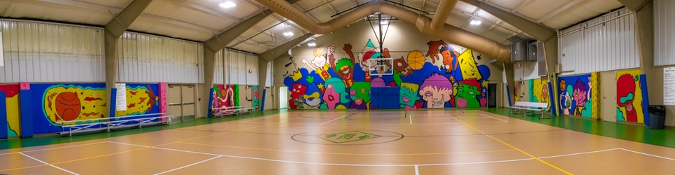 view of inside rec center