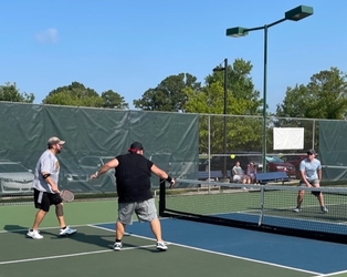 Pickleball players