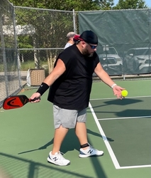 Pickleball players