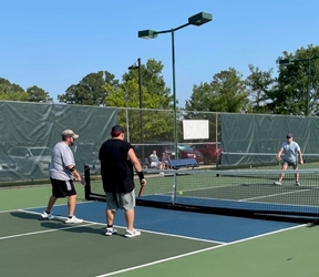 Pickleball players