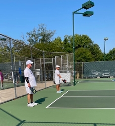 Pickleball players