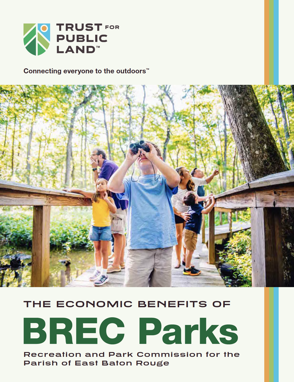 Cover of Trust for Public Land - The economic benefits of BREC Parks
