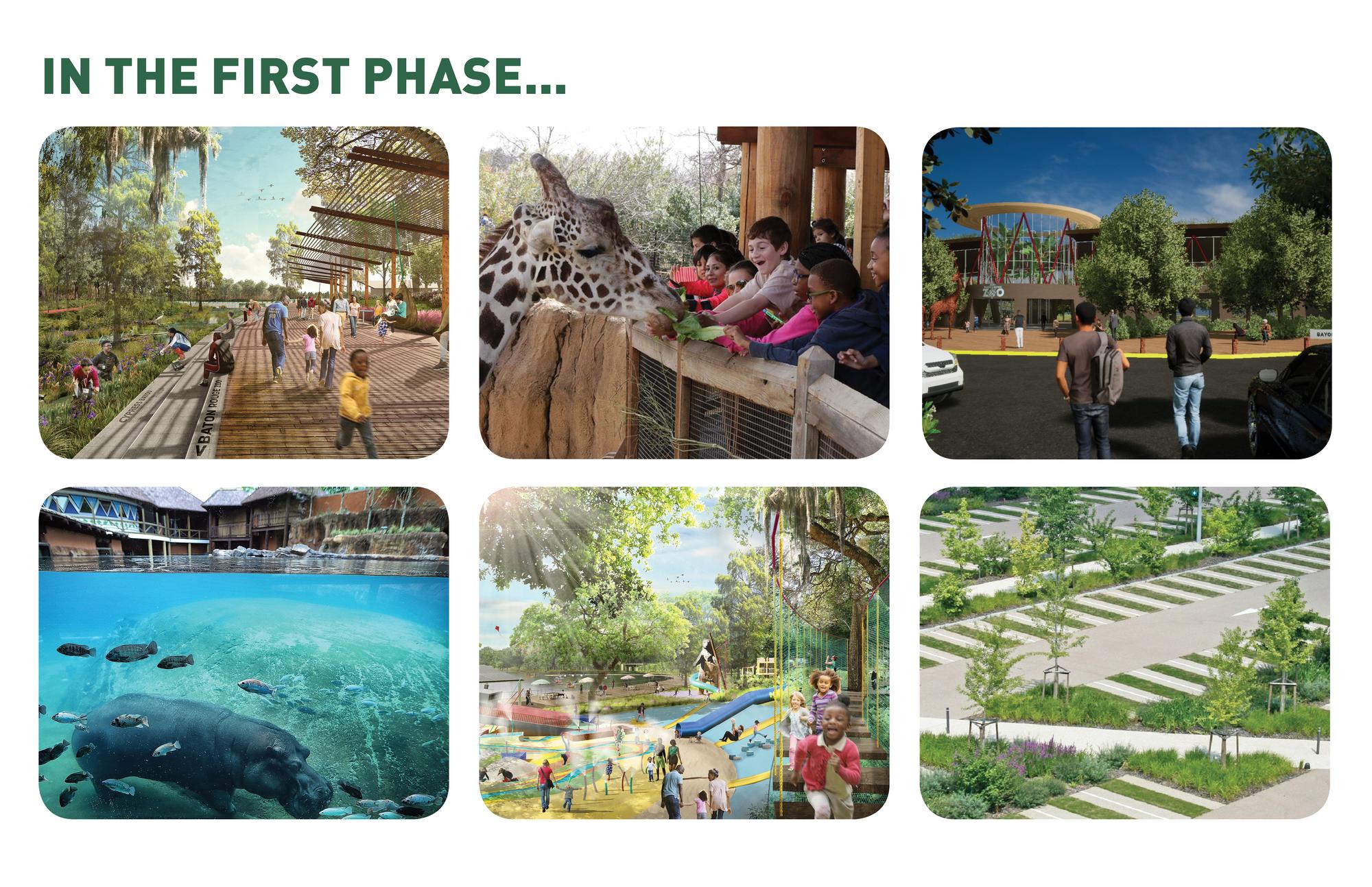 The zoo's first phase