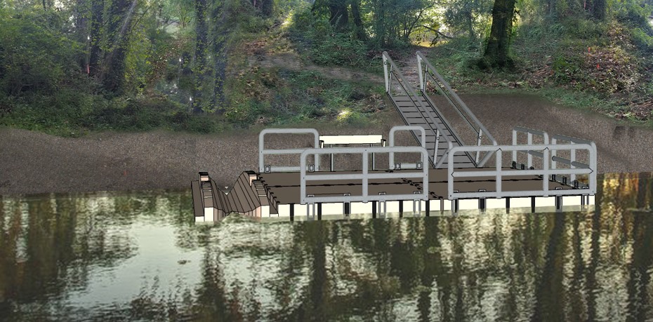 2019 Manchac Kayak Boat Launch Rendering