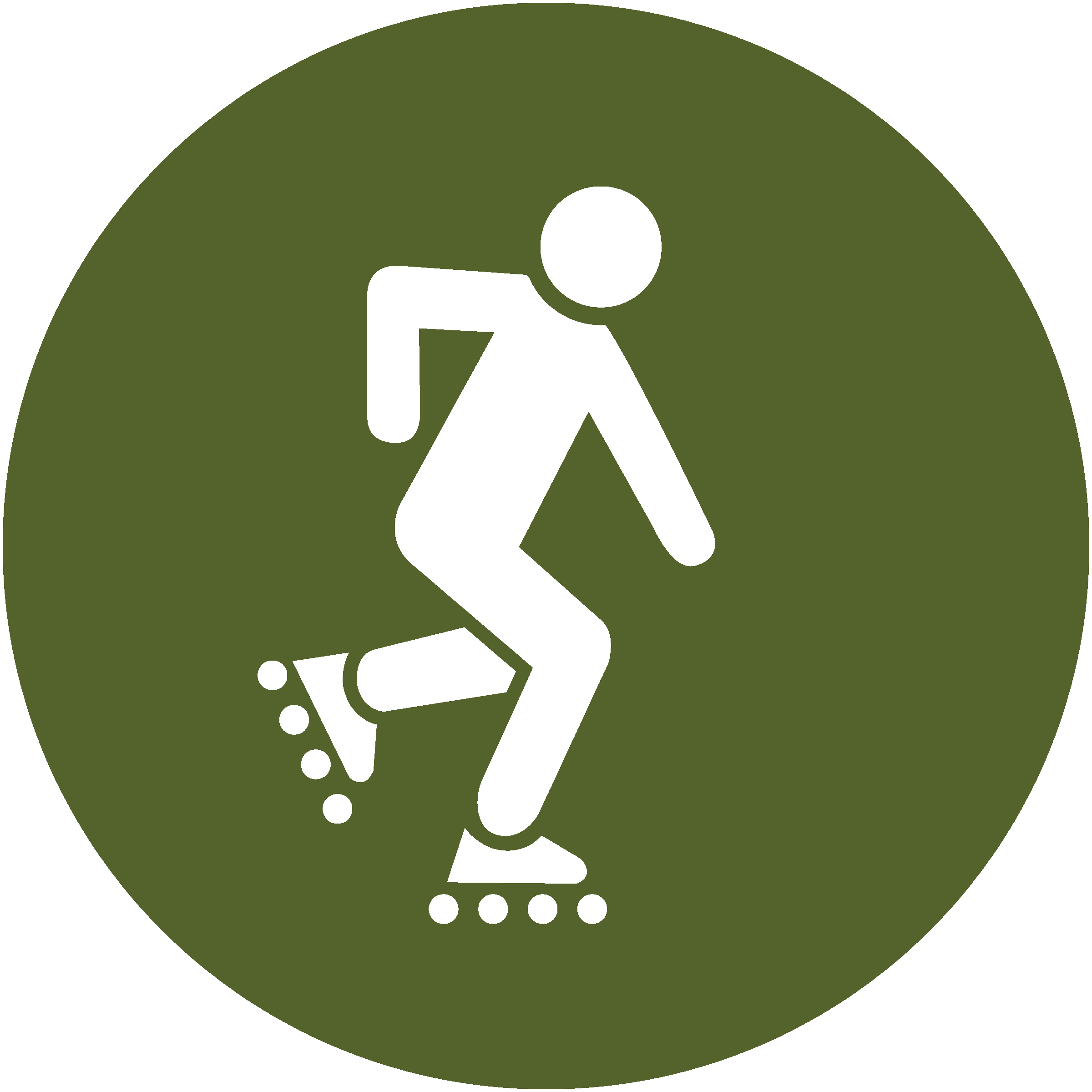 icon of person roller skating