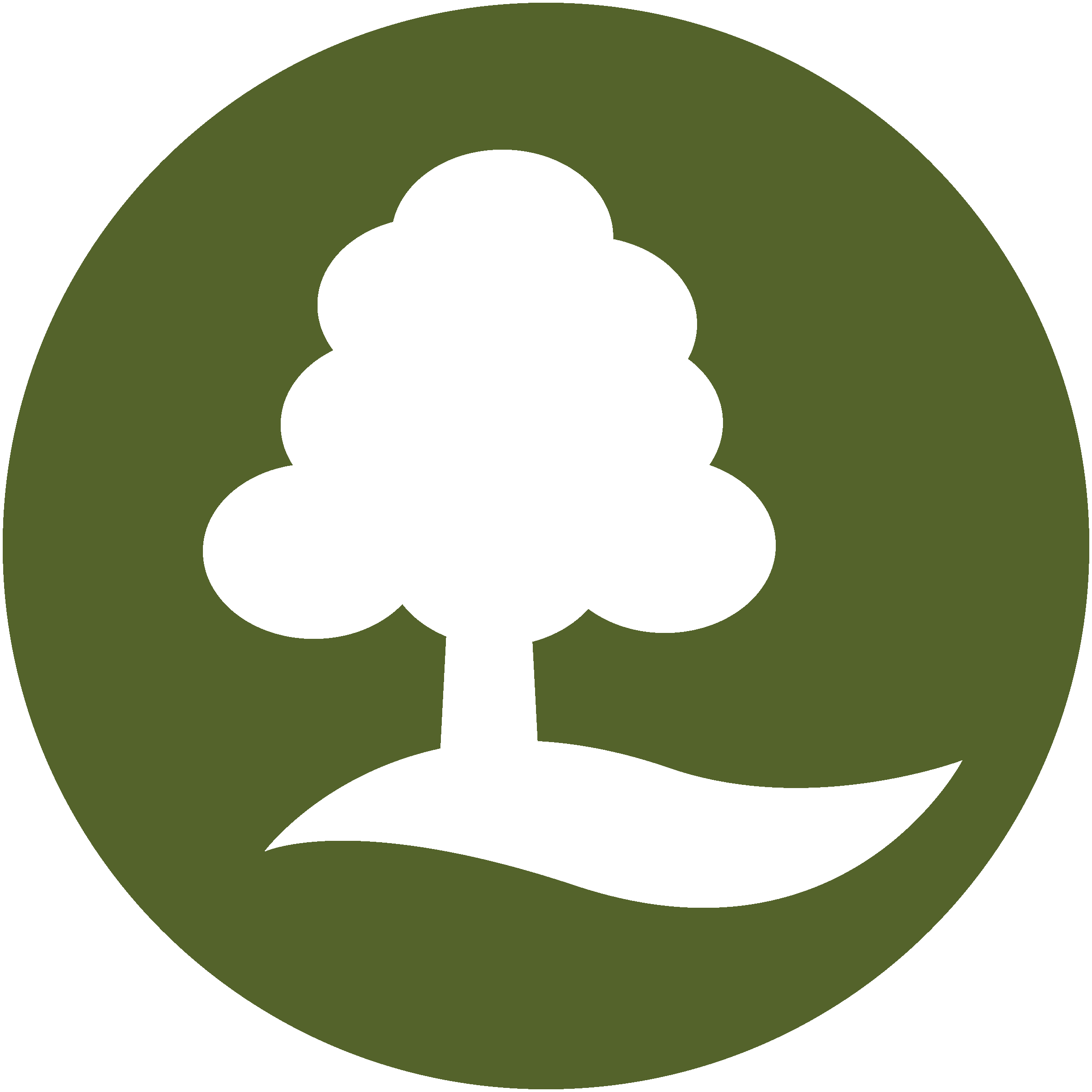 icon of hilly area with tree