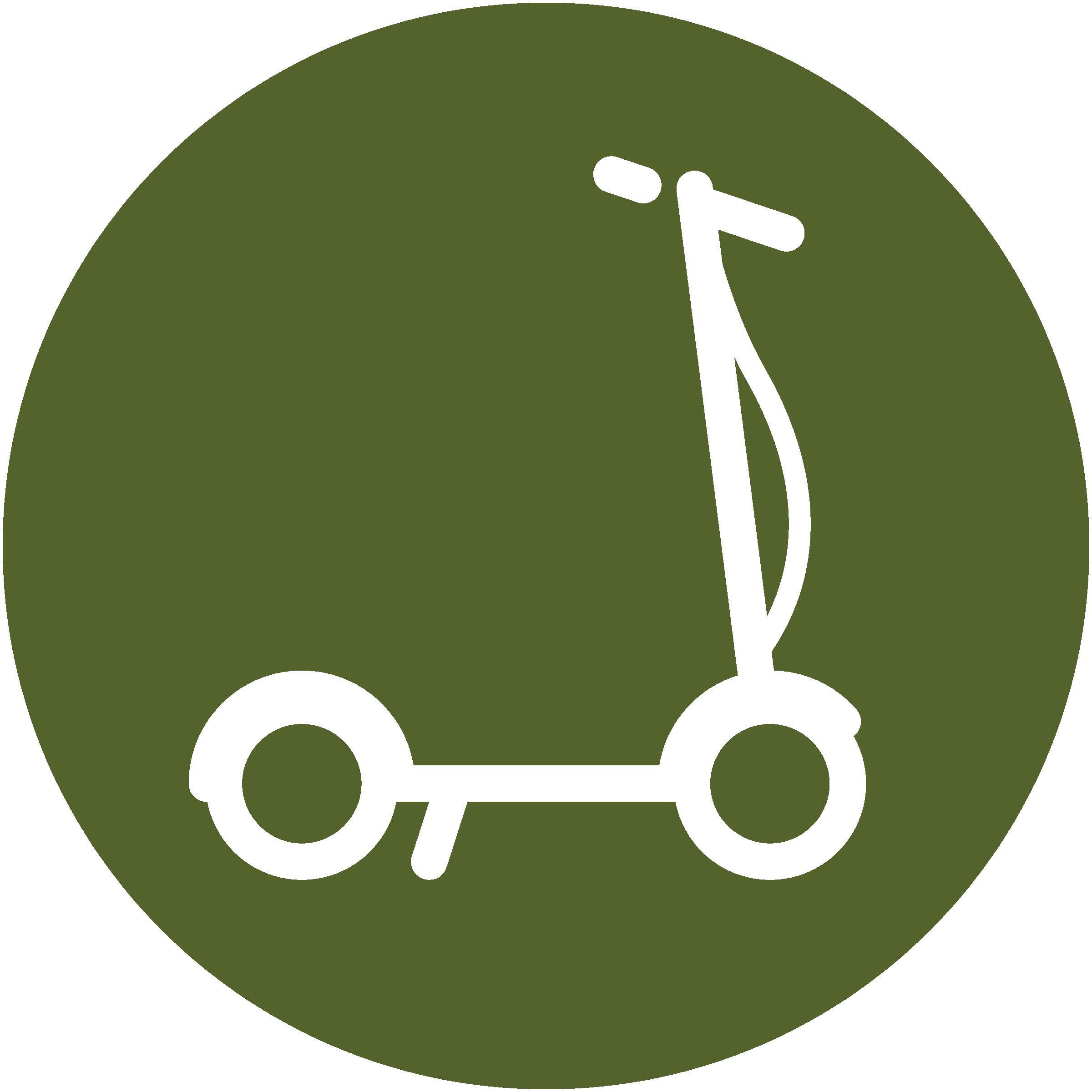icon of manual scooter