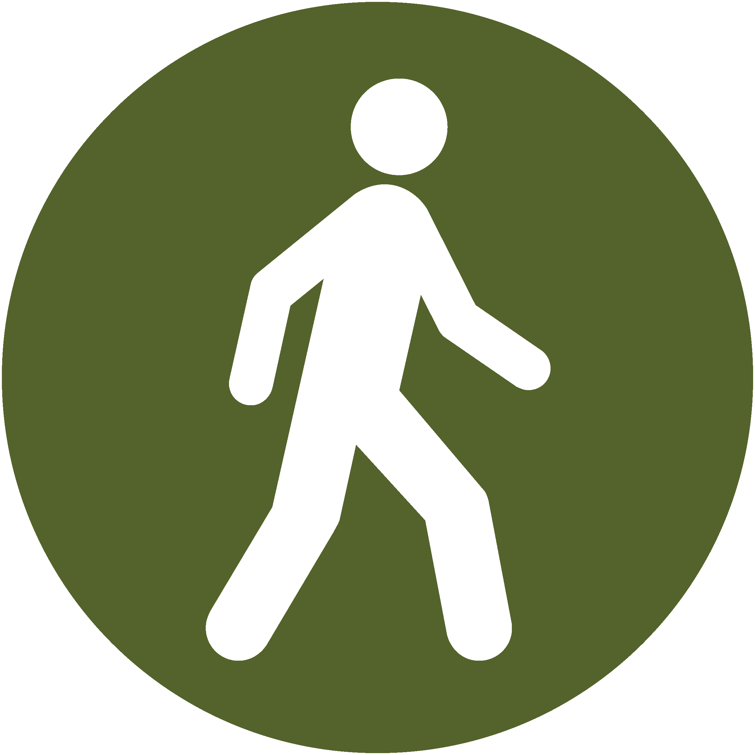 icon of person walking